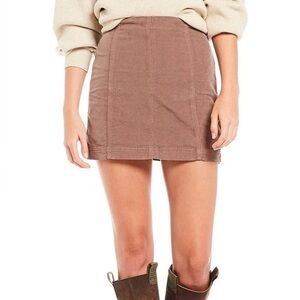 Free People Modern Femme Cord Skirt Size 6